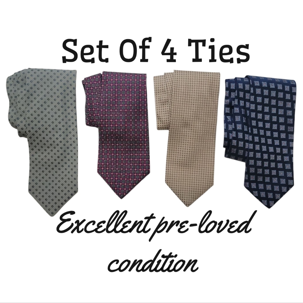 SET OF 4 TIES